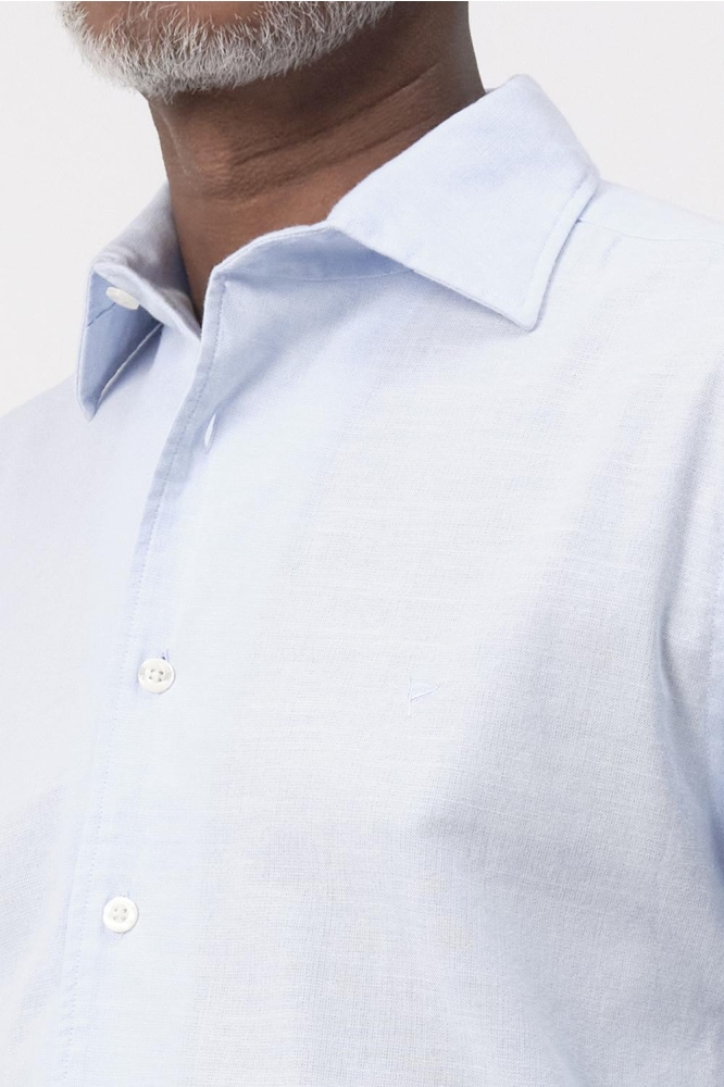 SAWYER CASUAL OVERHEMD LM 096149 3251 Chambray blue
